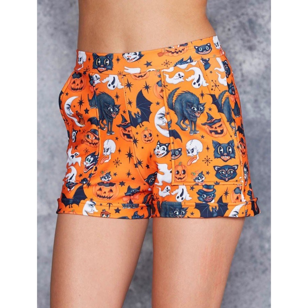Blackmilk Halloween shorts